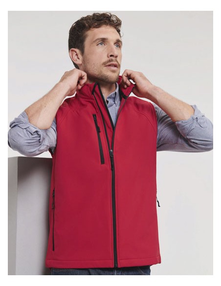 RUS-0R141M0-Mens Softshell Gilet 2